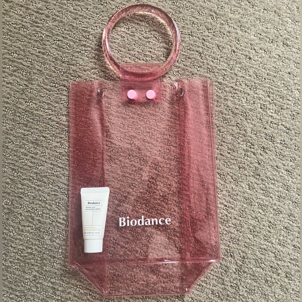 Biodance Clear Pink Tote with Round Handles